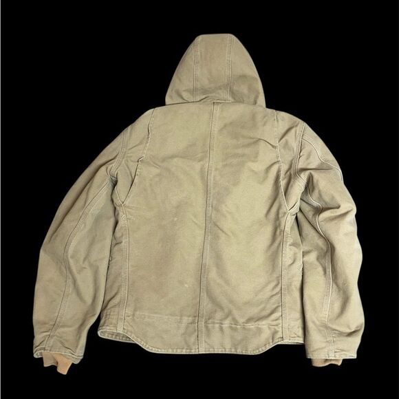 Carhartt Tan Hooded Military Jacket - Picture 4 of 8